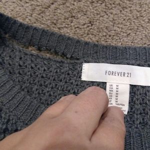Gray forever 21 sweater